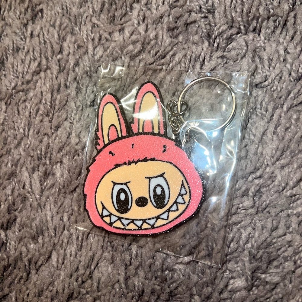 Handmade labubu keychain